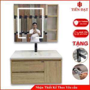 Bộ Tủ Lavabo Phòng Tắm PVC Cao Cấp Tiến Đạt SD01